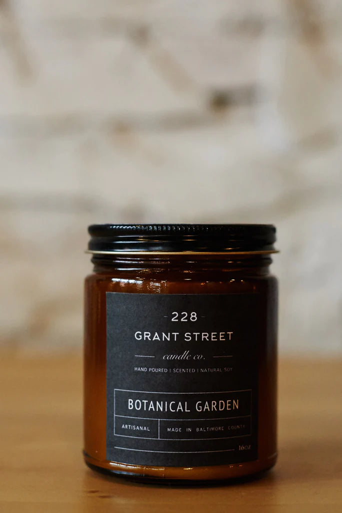 228 Grant Street Botanical Garden Apothecary Candle