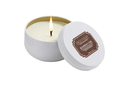 Field + Fleur Bourbon Oak Fragranced Candle - Chandelle Parfum