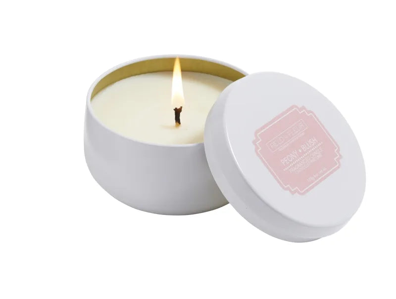 Field + Fleur Peony Blush Fragranced Candle - Chandelle Parfume