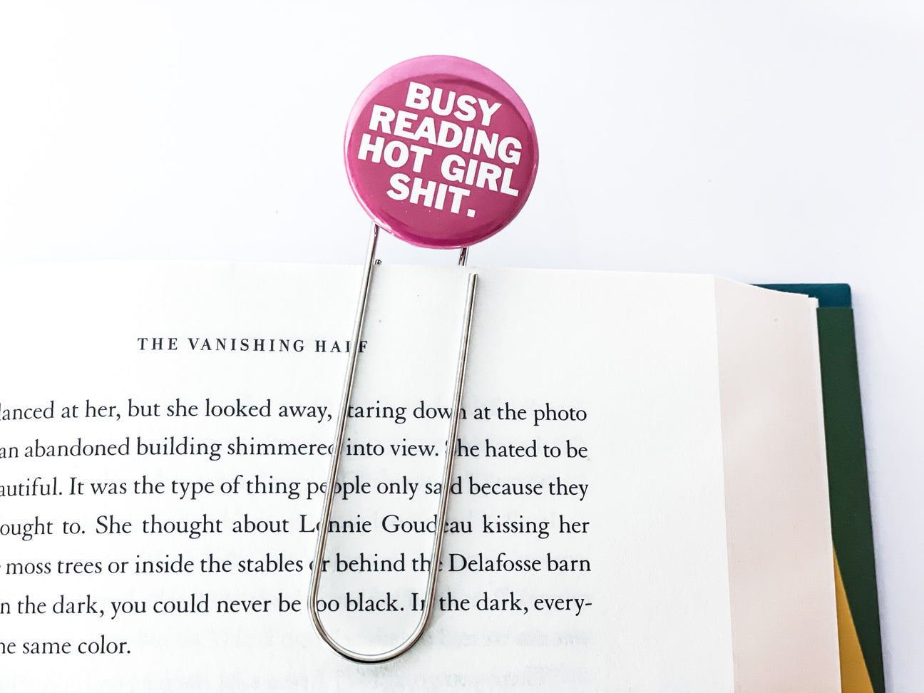 Busy Reading Hot Girl Shit Bookmark