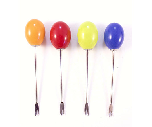 Multi-Color Olive Picks - 4pcs Gift Set