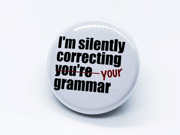 Small Circle Button with Saying