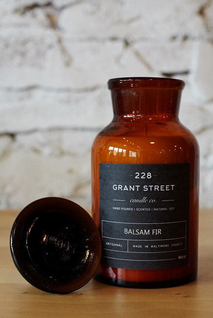 228 Grant Street Balsam Fir Apothecary Candle