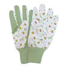 Bee Print Gardening Gloves