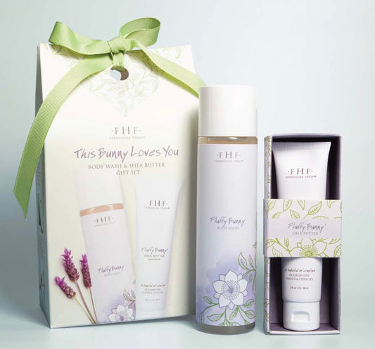 Farmhouse Fresh This Bunny Loves You Body Wash & Shea Butter Gift Set