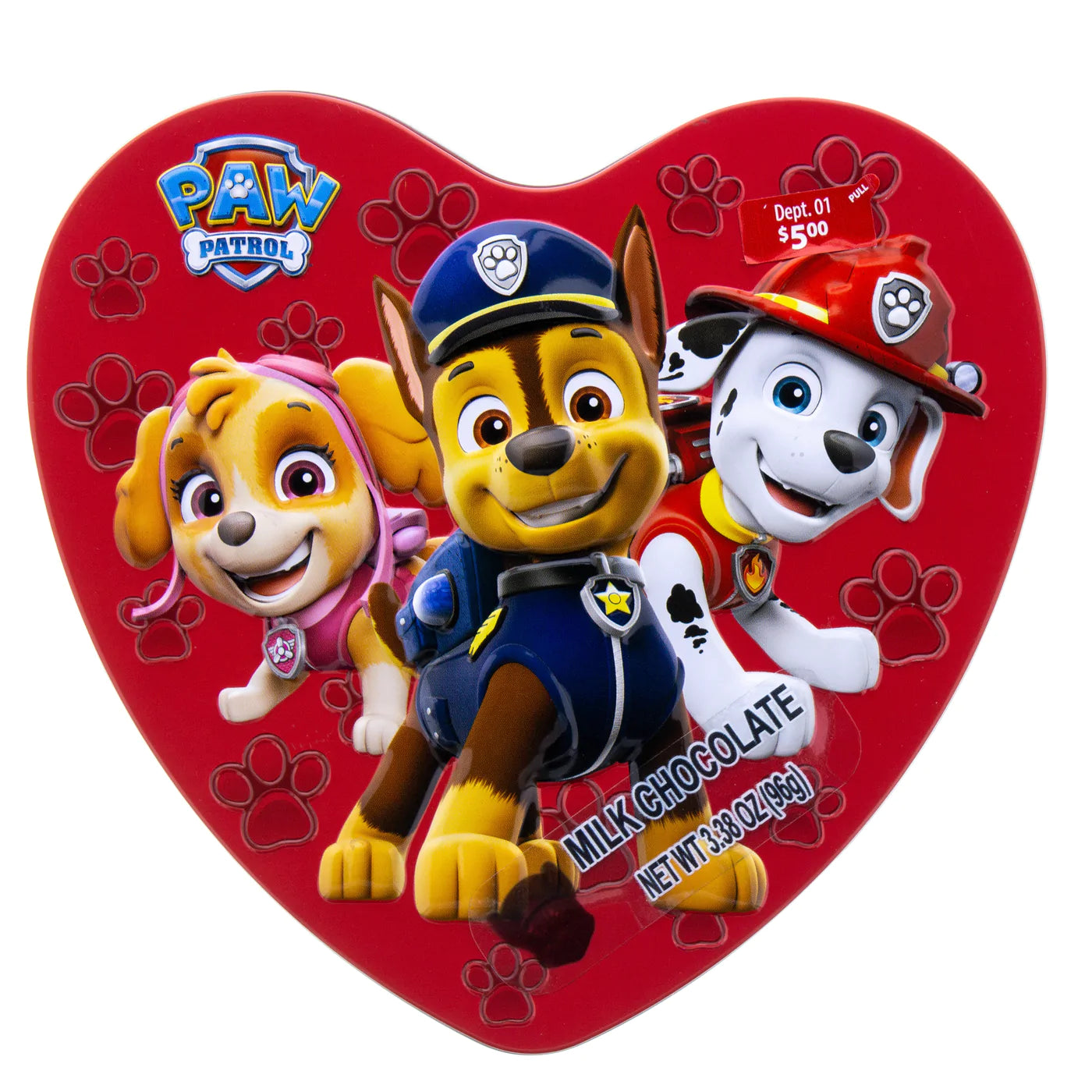 Valentine’s Day Tin Heart with Chocolates