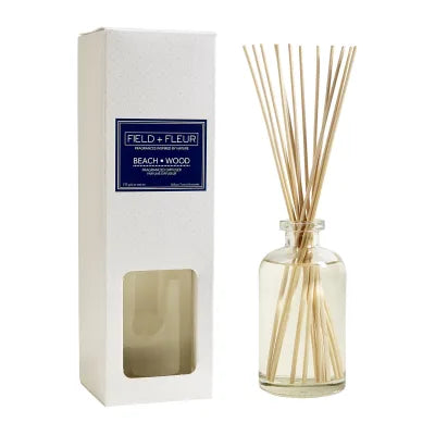 Field + Fleur Beach Wood Diffuser - Chandelle Parfume, 6oz
