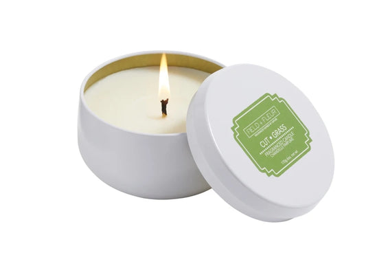 Field + Fleur Cut Grass Fragranced Candle - Chandelle Parfume