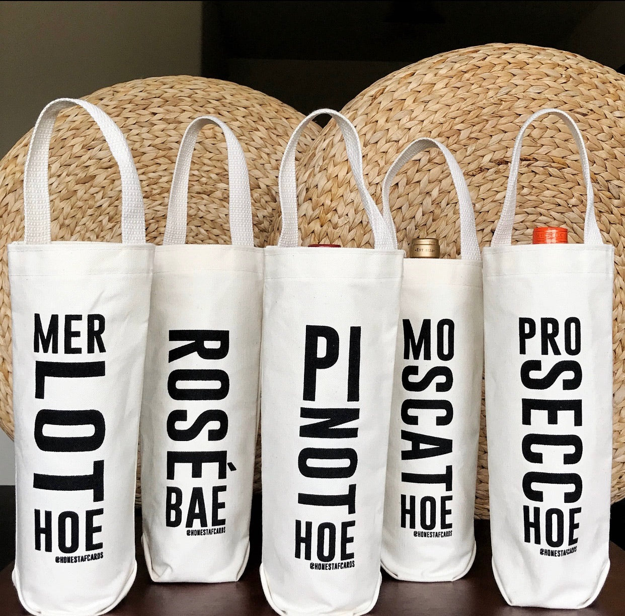 Funny Wine Totes