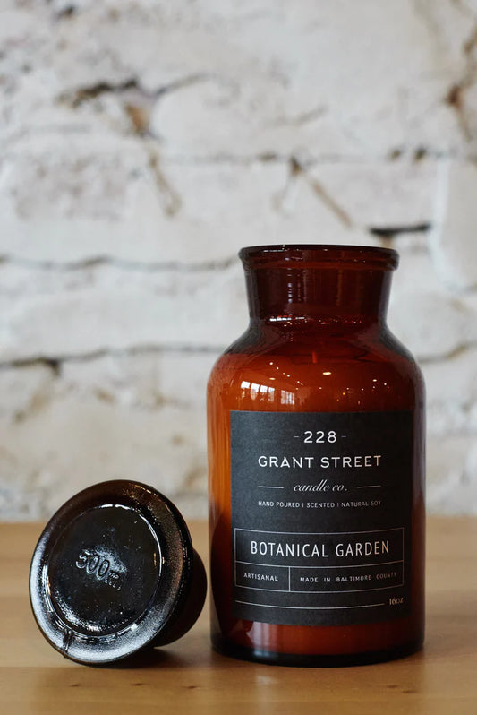 228 Grant Street Botanical Garden Apothecary Candle